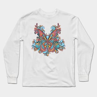 Ornate Butterfly Long Sleeve T-Shirt